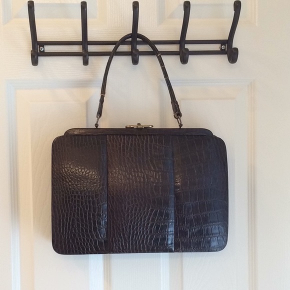 Alligator Leather Vintage Handbag - Picture 6 of 8